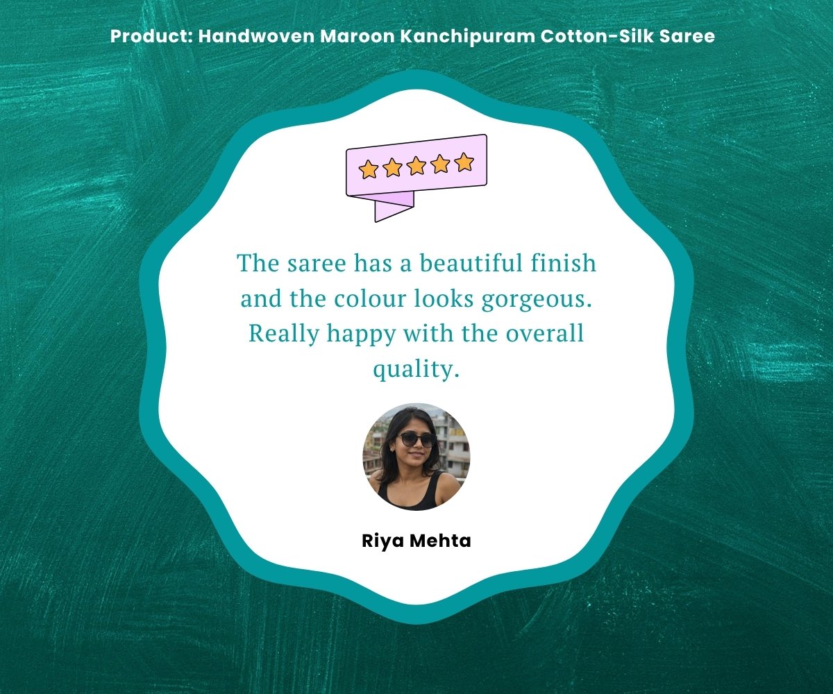 Riya Mehta customer review for SaleManch