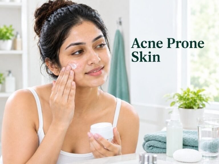 Skincare products for acne-prone skin routines by SaleManch