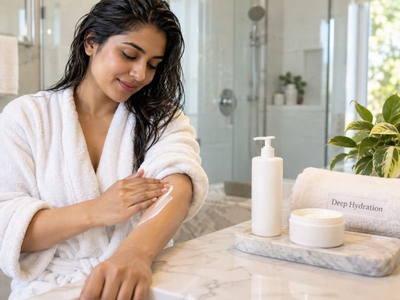 Body lotions, creams and oils for moisturising and hydration by SaleManch