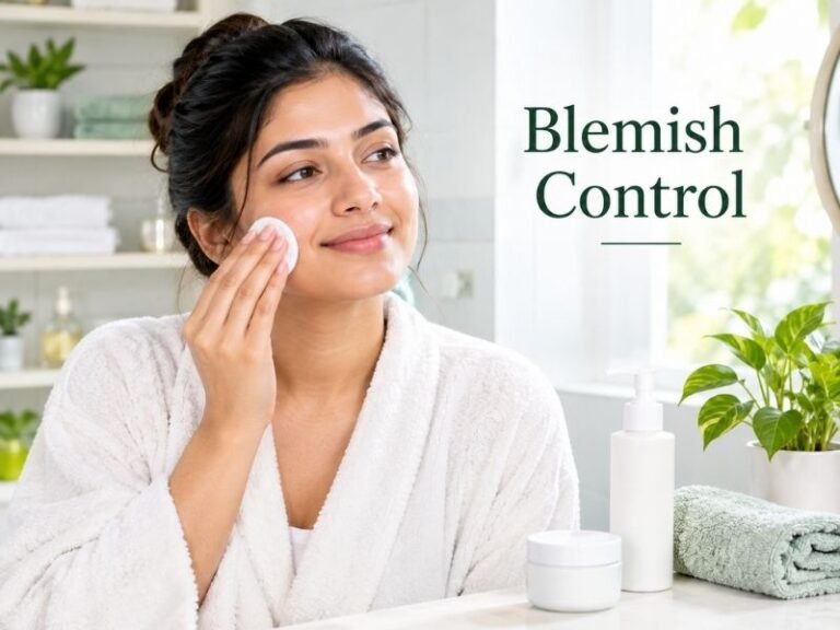 Skincare products for blemish-prone skin routines by SaleManch