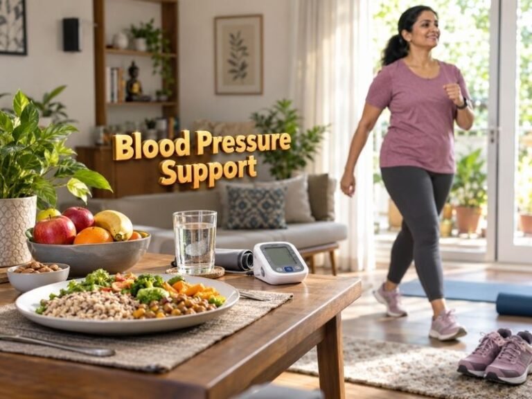 Balanced food choices representing everyday wellness routines by SaleManch
