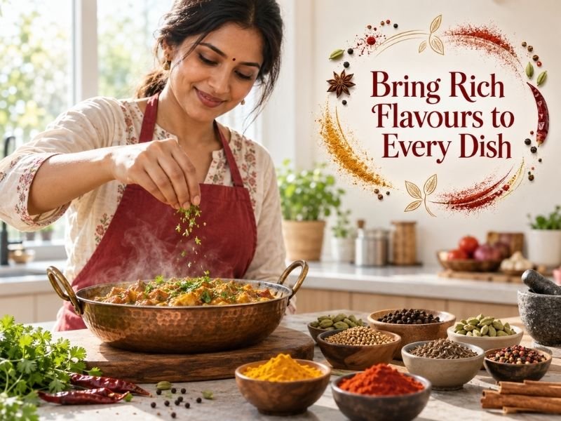 Spices and seasoning ingredients for everyday cooking and baking by SaleManch