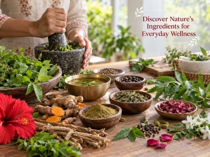 Herbal and botanical wellness products with natural plant-based ingredients by SaleManch