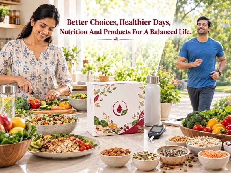 Diabetes-friendly food choices and healthy lifestyle options for everyday routines by SaleManch