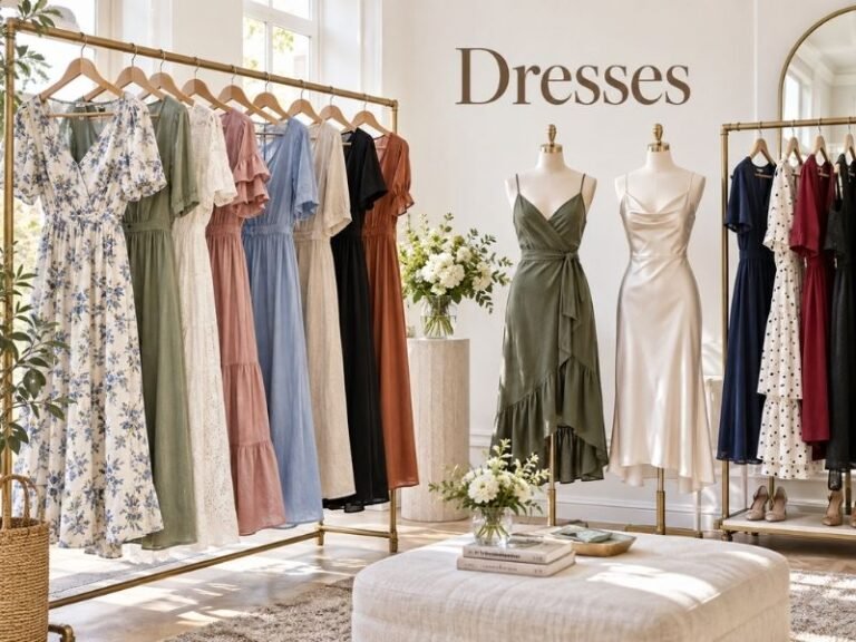 Stylish everyday dresses in different colours and designs by SaleManch