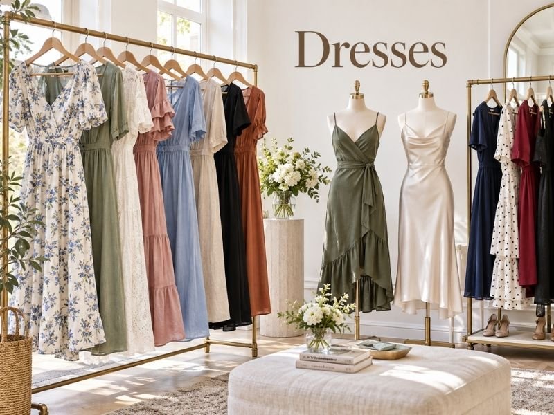Stylish everyday dresses in different colours and designs by SaleManch