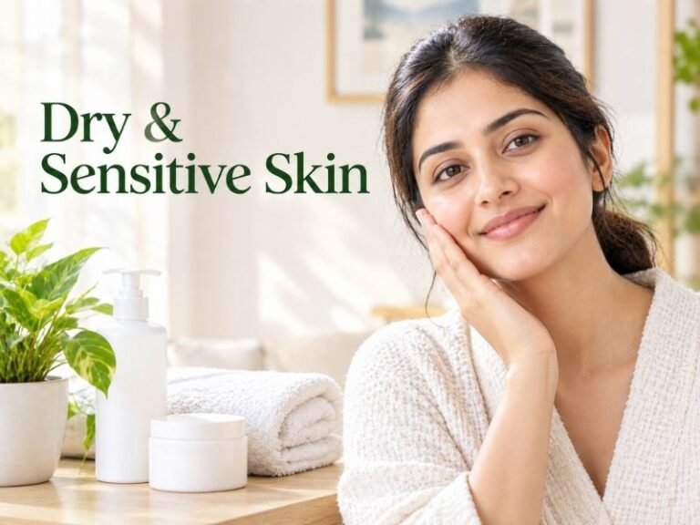 Gentle skincare products for dry and sensitive skin by SaleManch