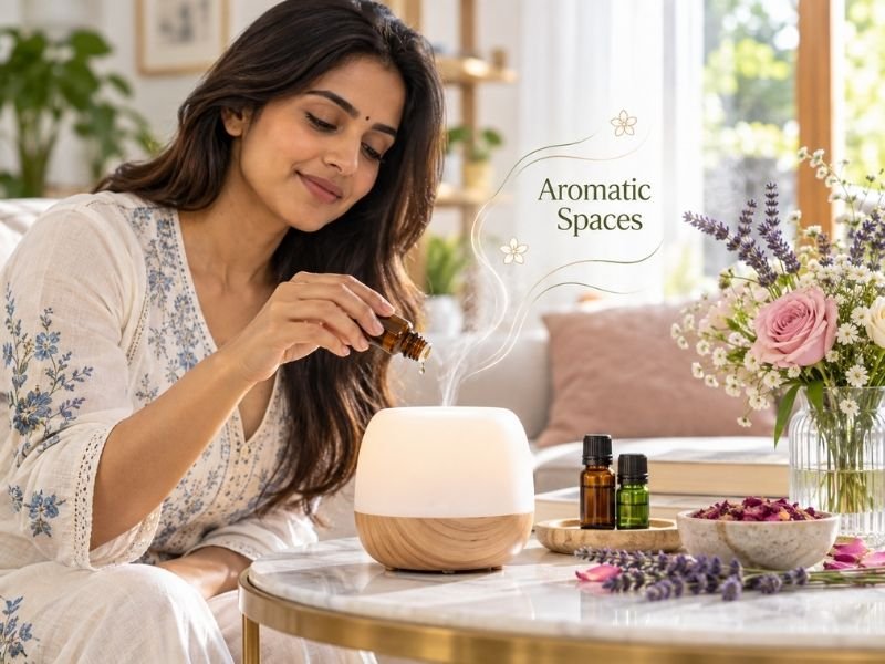 Essential oils for aromatherapy and home fragrance with varied aromatic profiles by SaleManch