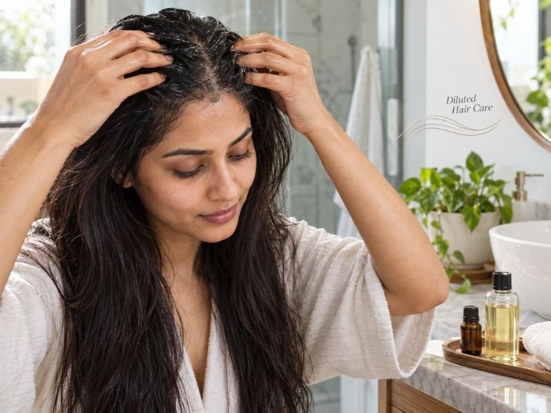 Essential oils used in hair care and personal care routines by SaleManch