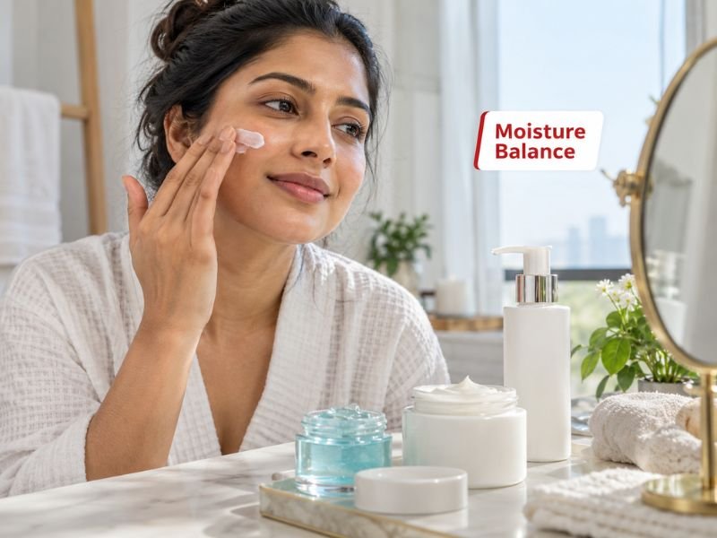 Moisturisers and hydrating skincare products in cream, lotion and gel textures by SaleManch