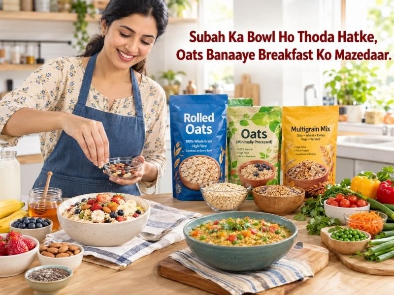 Oats and grain-based breakfast foods for convenient everyday meals by SaleManch