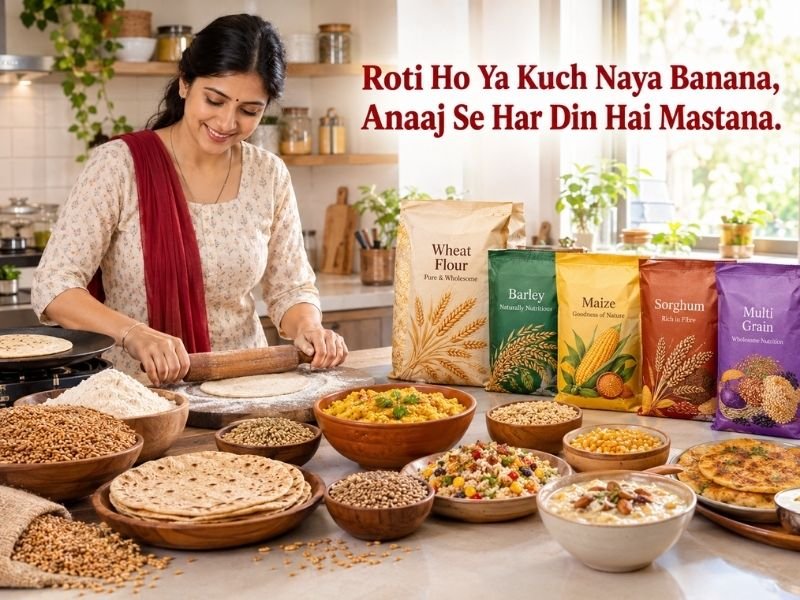 Wheat and other cereal grains for everyday cooking and food preparation by SaleManch