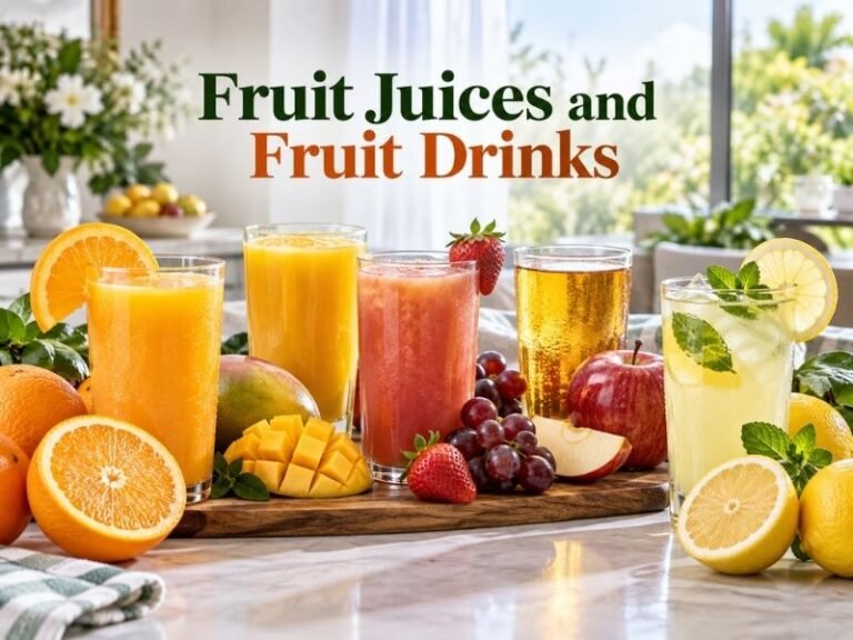 Fruit juices and refreshing fruit drinks in assorted varieties by SaleManch