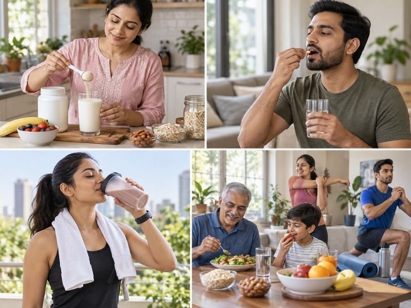 Growth and energy nutrition products in different varieties for everyday dietary needs by SaleManch