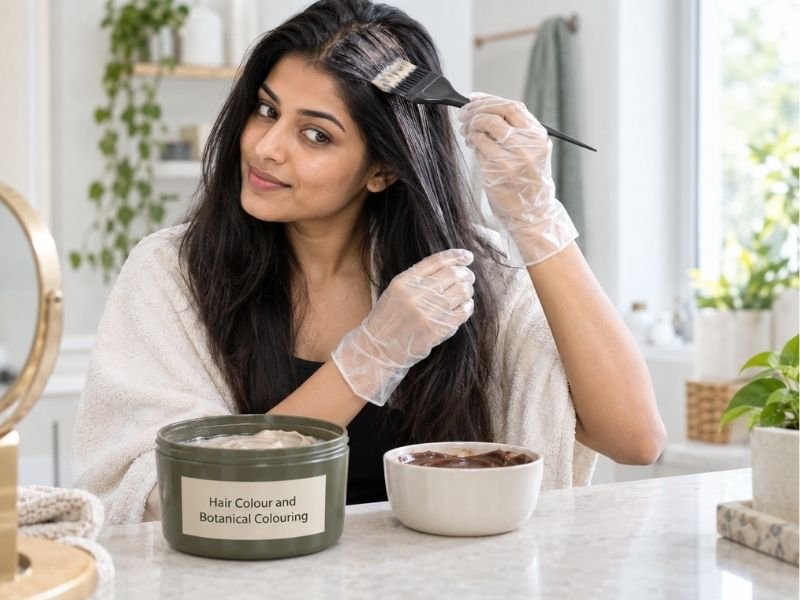 Hair colour and botanical colouring products for different hair colouring preferences by SaleManch