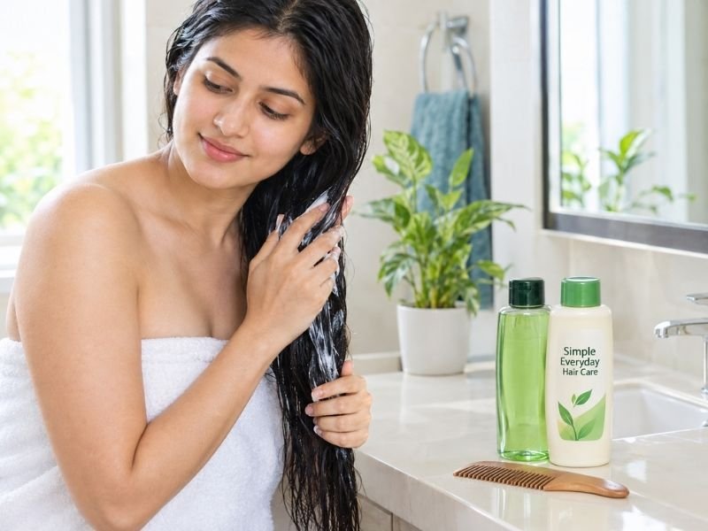Simple everyday hair care products for regular grooming routines by SaleManch