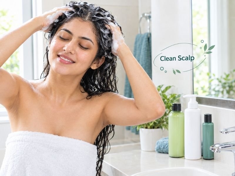 Scalp cleansing and hair wash products for regular hair care by SaleManch