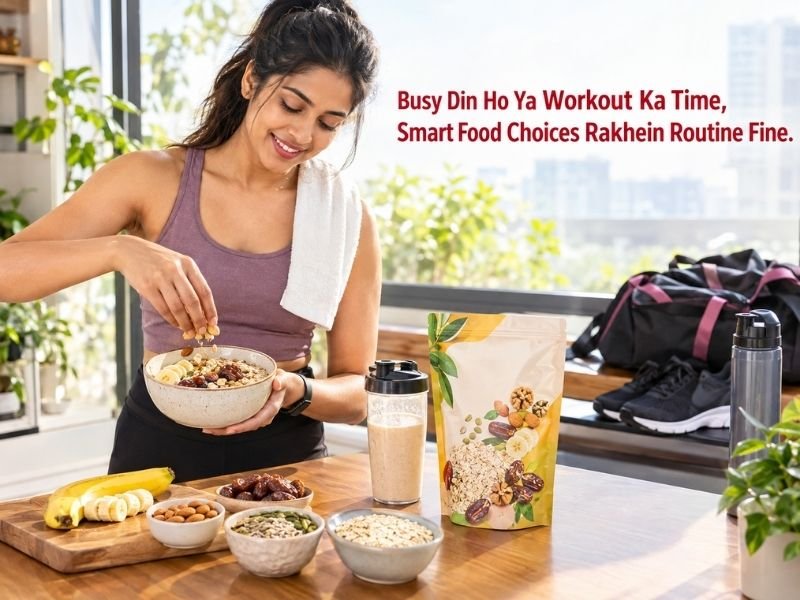 Nutritious foods and snacks for active lifestyle routines by SaleManch