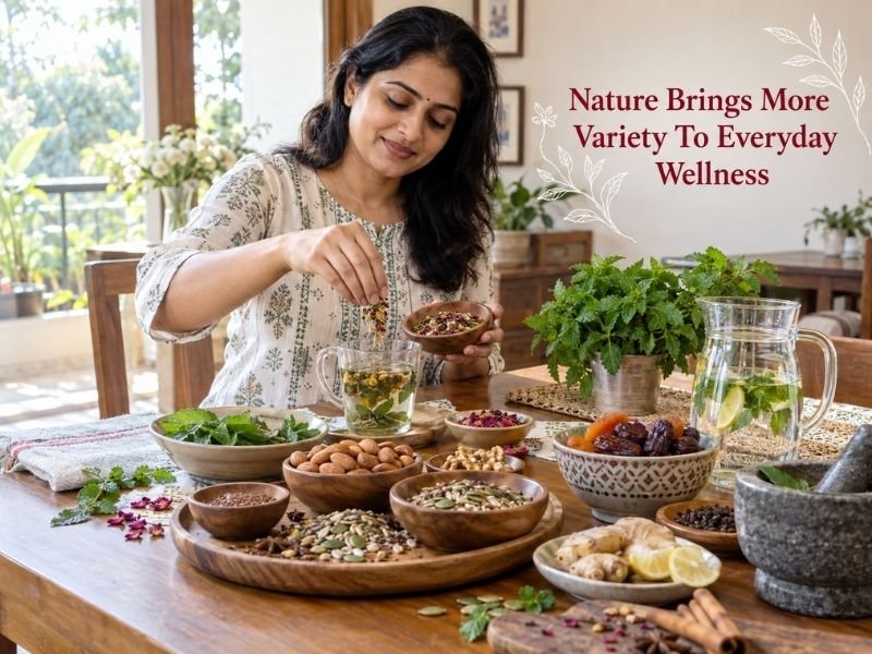 Plant-based and herbal wellness products associated with heart health by SaleManch