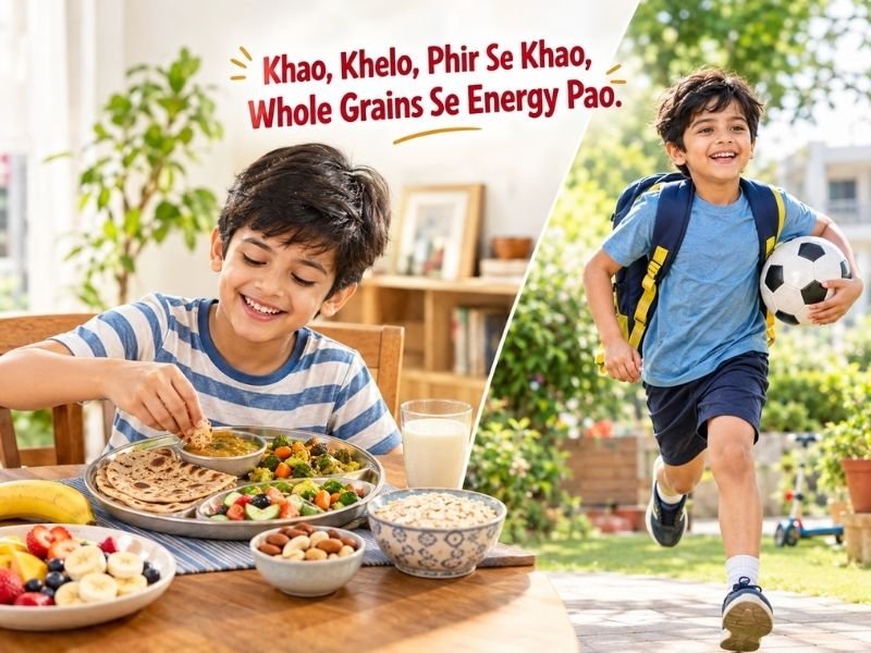 Healthy carbohydrate foods and energy sources for children by SaleManch
