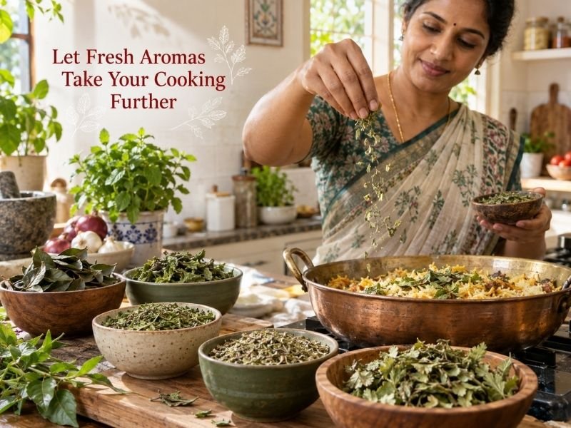 Herbal and leaf-based seasonings for cooking and traditional recipes by SaleManch