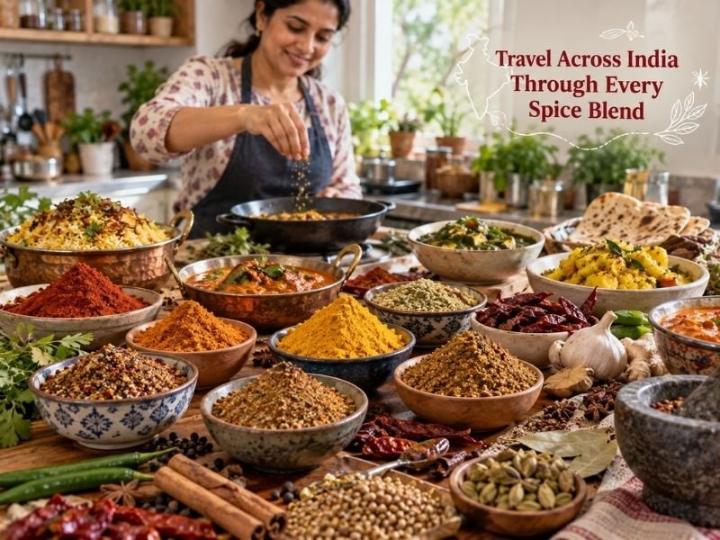 Regional spice blends with traditional Indian flavours and seasonings by SaleManch