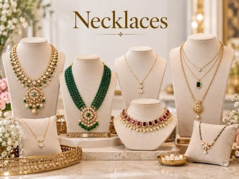Indian necklaces with traditional and contemporary designs by SaleManch