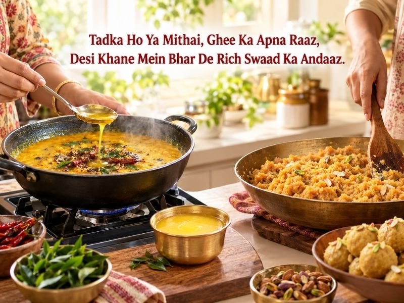 Ghee for traditional Indian cooking and everyday food preparation by SaleManch