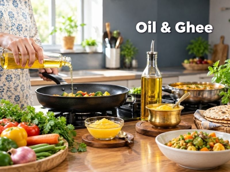 Cooking oils and ghee for Indian kitchen use by SaleManch