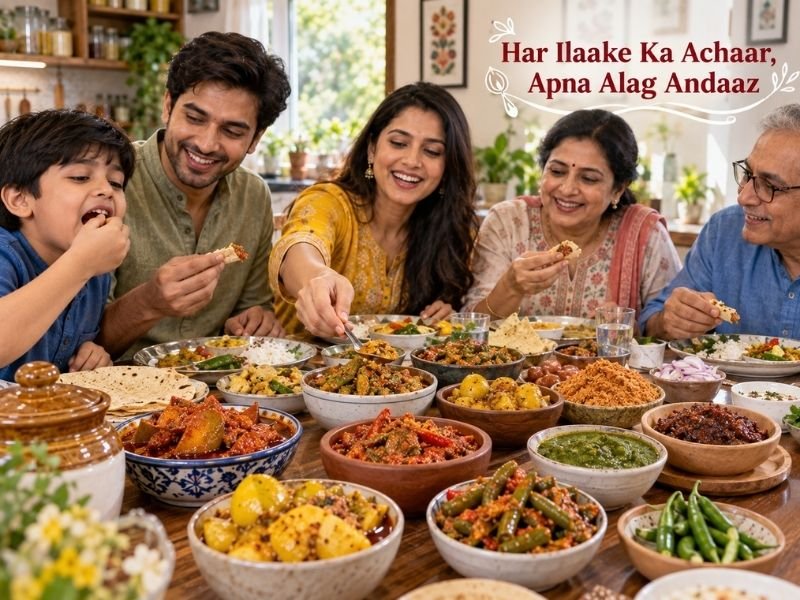 Regional pickles and chutneys with traditional Indian flavour profiles by SaleManch
