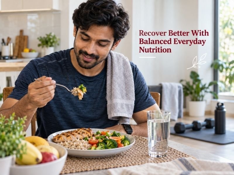 Post-workout nutrition products for exercise recovery and active lifestyle routines by SaleManch
