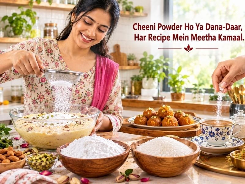 Common types of sugar for everyday cooking and food preparation by SaleManch
