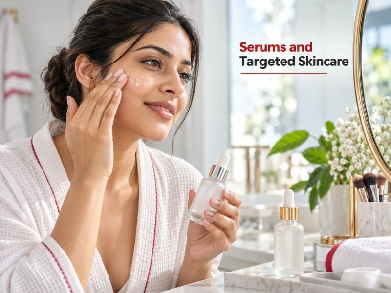 Facial serums with cosmetic ingredients for targeted skincare routines by SaleManch