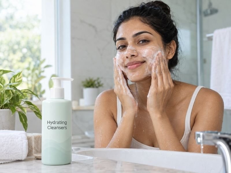 Hydrating facial cleansers for dehydrated skin care routines by SaleManch