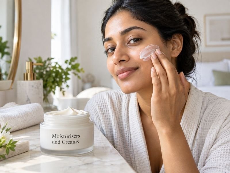 Moisturisers and creams for dehydrated skin care by SaleManch
