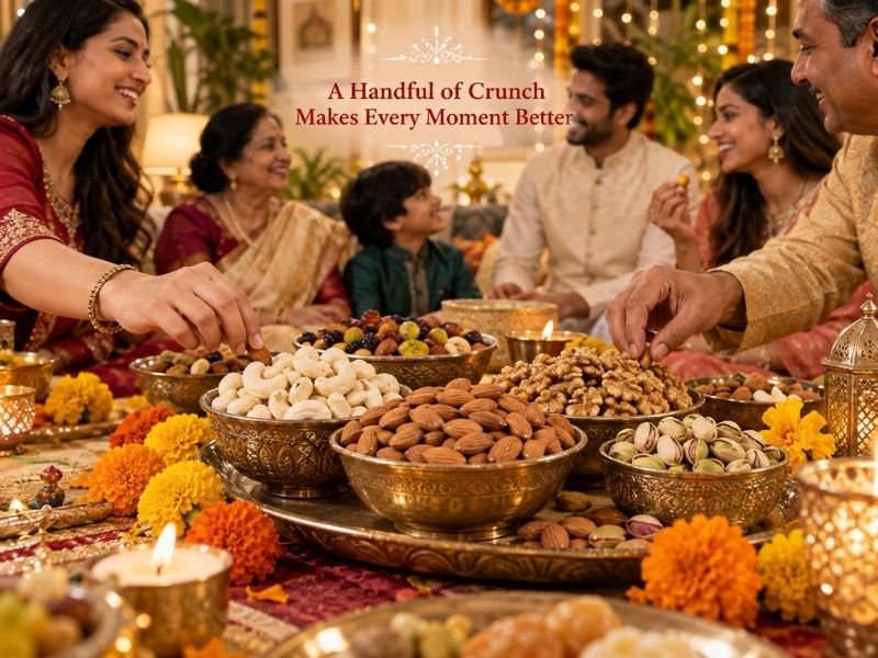 Nuts for everyday snacking with different varieties and natural textures by SaleManch