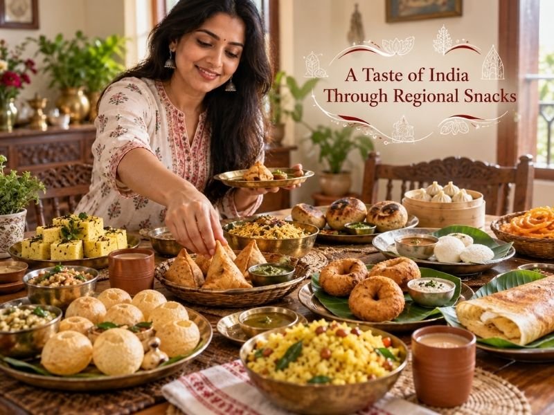 Regional Indian snacks with traditional flavours and preparation styles by SaleManch