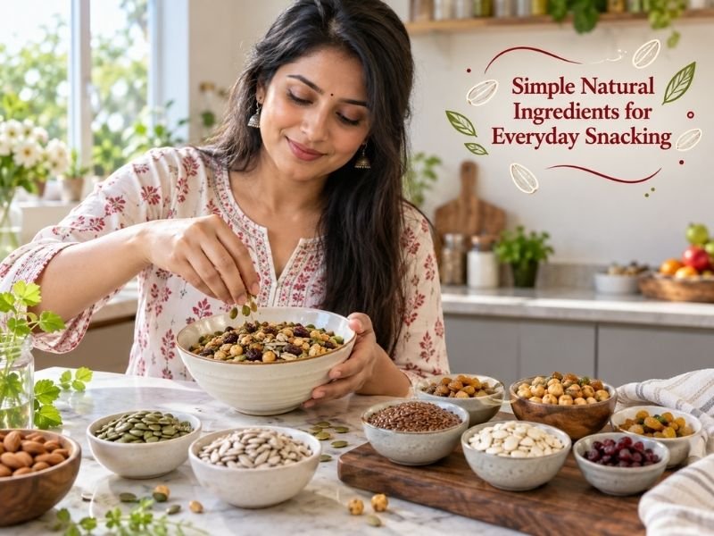 Seeds and natural snack ingredients for everyday snacking by SaleManch