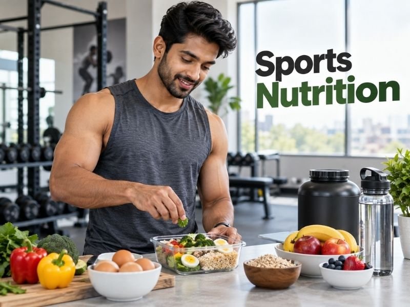 Sports nutrition products and fitness food choices by SaleManch