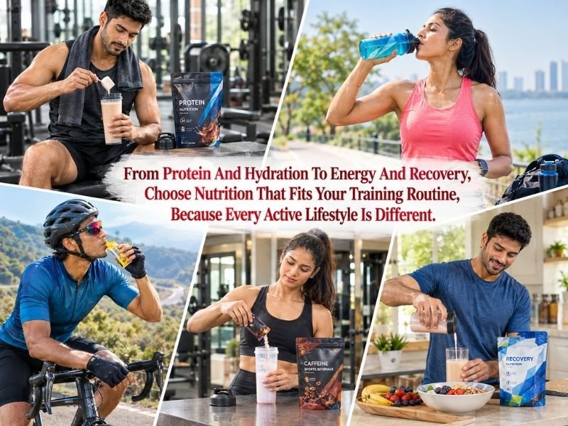 Popular sports nutrition products for fitness and active lifestyle routines by SaleManch
