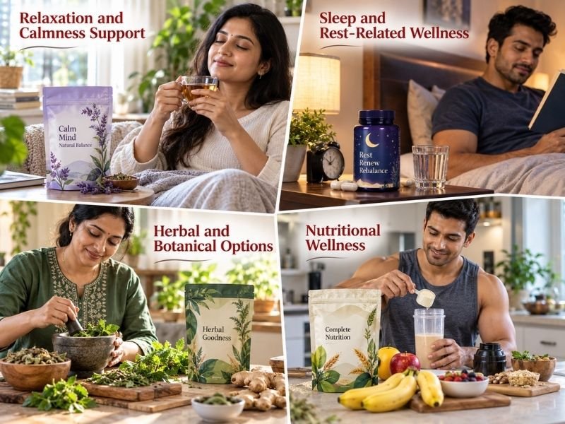 Stress relief products and different approaches for relaxation and wellbeing by SaleManch