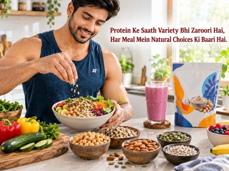 Protein-rich superfoods and nutritional ingredients for active lifestyles by SaleManch