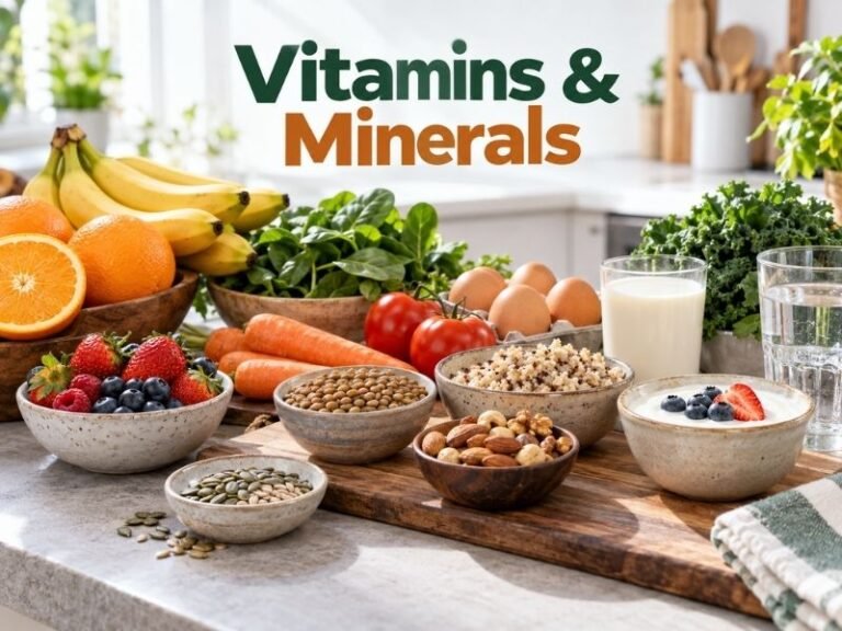 Vitamins, minerals and everyday nutritional products by SaleManch