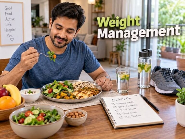Balanced foods representing practical everyday nutrition choices by SaleManch